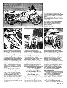 Katana 750 Road Test